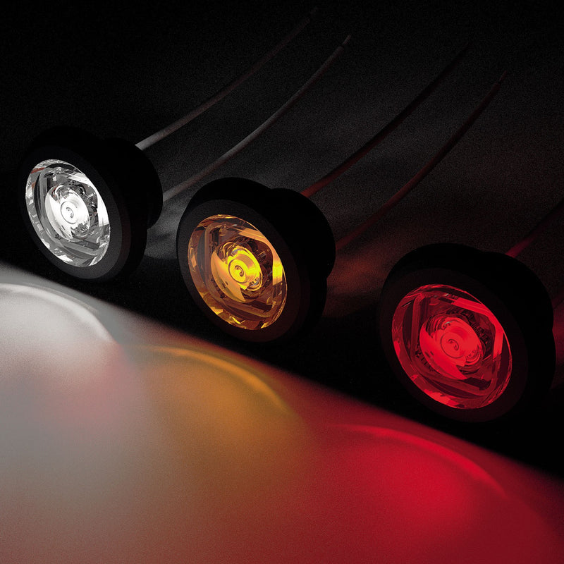 Buy LED Bulls Eye Round Marker Lamp with Flat & Curved Gasket -  for sale