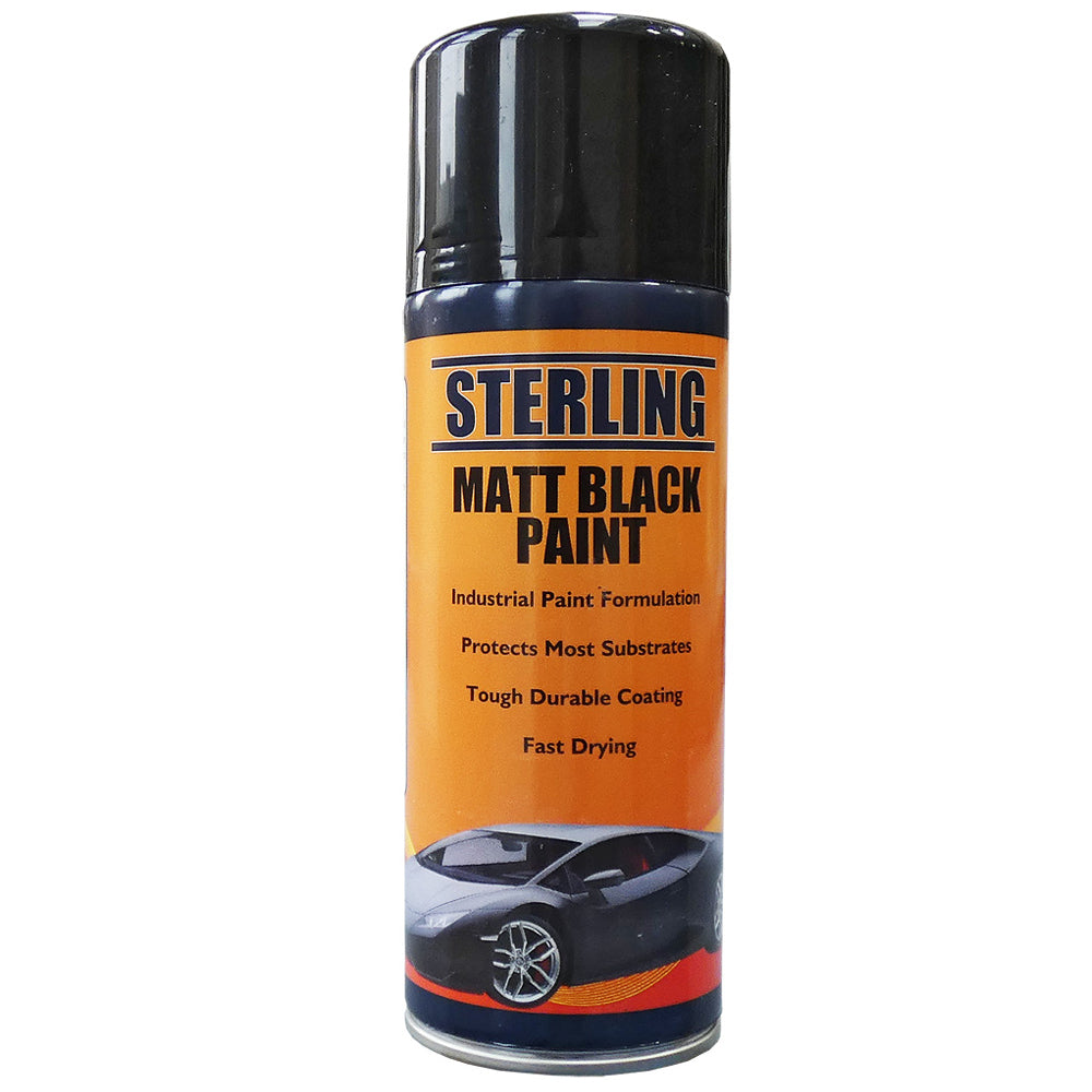 Aerosol Paint / Matt Black / 400ml - spo-cs-disabled - spo-default - spo-disabled - spo-notify-me-disabled