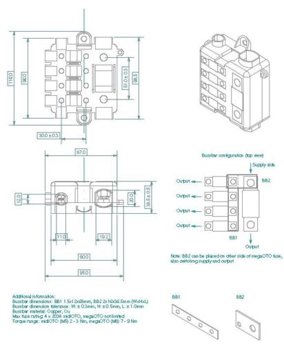 Buy Combi Fuse Holder for Mega and Midi Fuses -  for sale