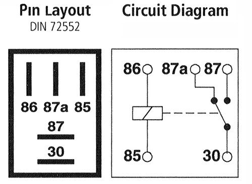 12v 20A Micro Relay 5 Pin / Changeover Relay - Relays - spo-cs-disabled - spo-default - spo-disabled - spo-notify-me-di