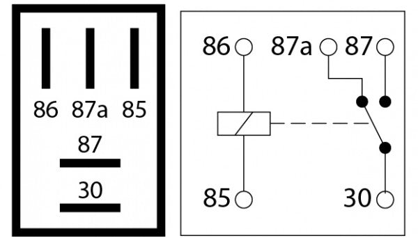 24V 20-40A Micro Relay / 5 Pin