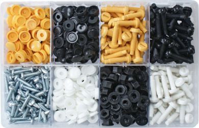 Buy Number Plate Fasteners Assortment - Assorted Boxes - bin:y7 for sale