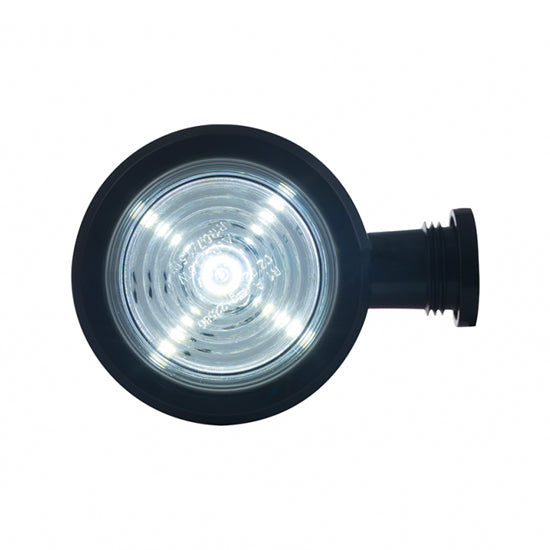 Old School korte LED-omtrekmarkeringslamp / rode en heldere lens - spo-cs-uitgeschakeld - spo-standaard - spo-ingeschakeld - spo-notify