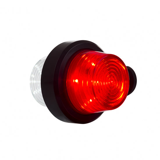 Old School Short LED Outline Marker Light / Red & Clear Lens - spo-cs-disabled - spo-default - spo-aktiveret - spo-notify