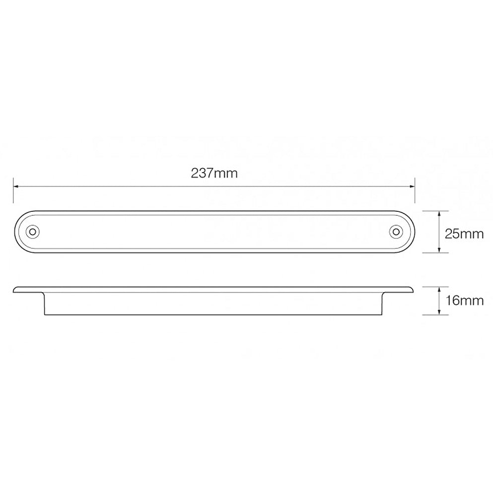 Multipack Perimeter Kit-lys med stop, hale og indikator / røget linse / 235BSTI24 - spo-cs-deaktiveret - spo-standard