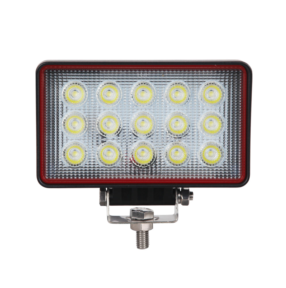 Pack of 10 Rectangular LED Work Lights with Flood Beam 45w / LED Autolamps - spo-cs-disabled - spo-default - spo-disabl