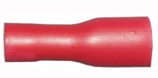Røde fuldt isolerede hun-spadeterminaler 4.8 mm / pakke med 100 - spo-cs-deaktiveret - spo-standard - spo-deaktiveret - spo-not