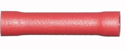 Red Butt Crimp Terminals 3.3mm / Pack of 100 - Electrical Connectors - spo-cs-disabled - spo-default - spo-enabled - sp