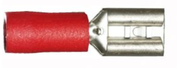 Terminais Espada Fêmea Vermelhos 4.8mm / Pacote de 100 - Conectores Elétricos - spo-cs-disabled - spo-default - spo-enabled