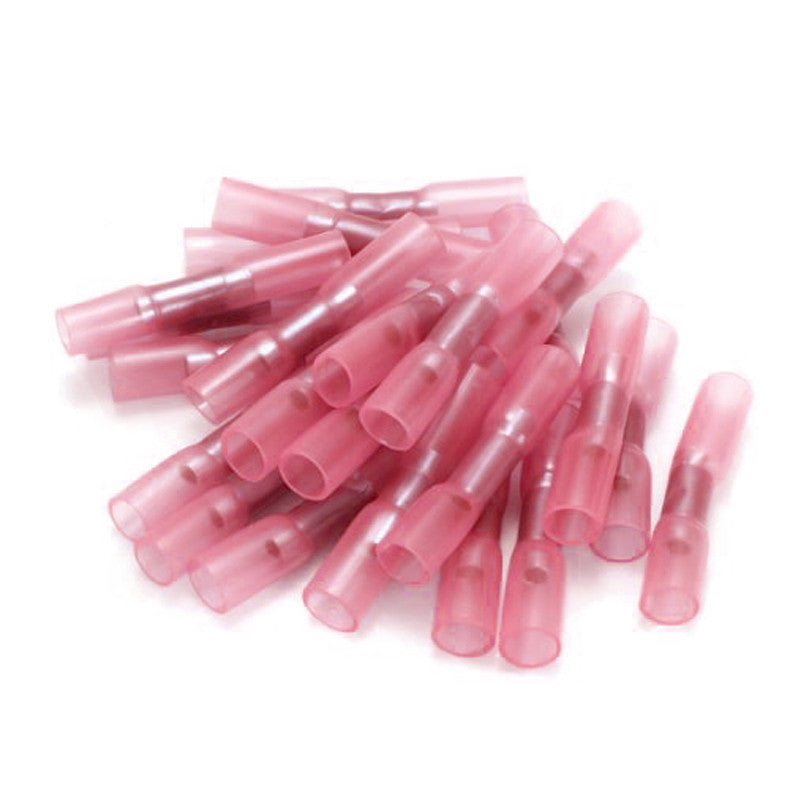 Buy Red Heat Shrink Butt Wire Connectors with Adhesive Lining - Electrical Connectors - Heat Shrink for sale