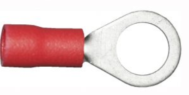 Buy Red Ring Terminals 6.4mm / Pack of 100 - Electrical Connectors for sale