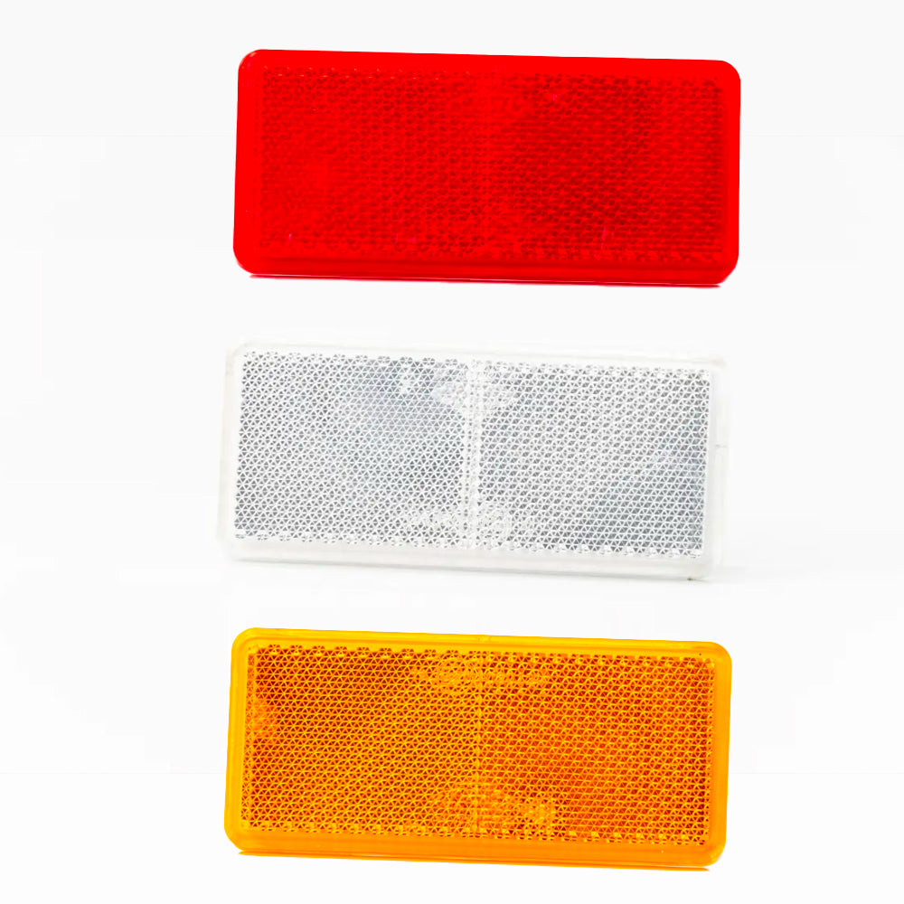 Buy Slimline Rectangular Reflectors with Adhesive Backing / 90 x 40mm ...