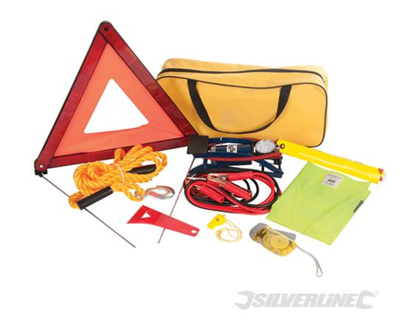 Car Emergency Kit 9 Piece - spo-cs-deaktiveret - spo-default - spo-deaktiveret - spo-notify-me-disabled