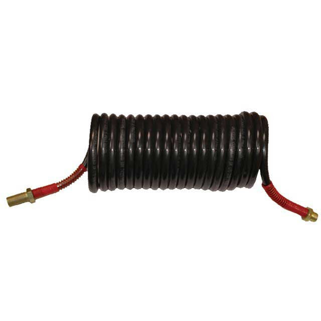 Buy Red Air Brake Coil, 7.5M - Push Fit Connectors - Trailer Coils for sale
