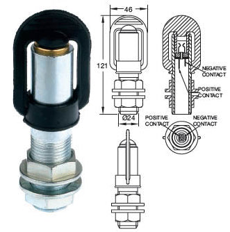 DIN Bolt Mount Connection for Beacons - Beacons - spo-cs-disabled - spo-default - spo-enabled - spo-notify-me-disabled