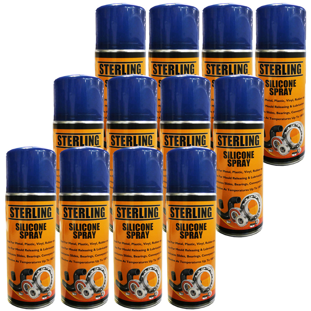 Silicone Grease Spray Aerosol 400ml - Box of 12 Cans - spo-cs-disabled - spo-default - spo-enabled - spo-notify-me-disa