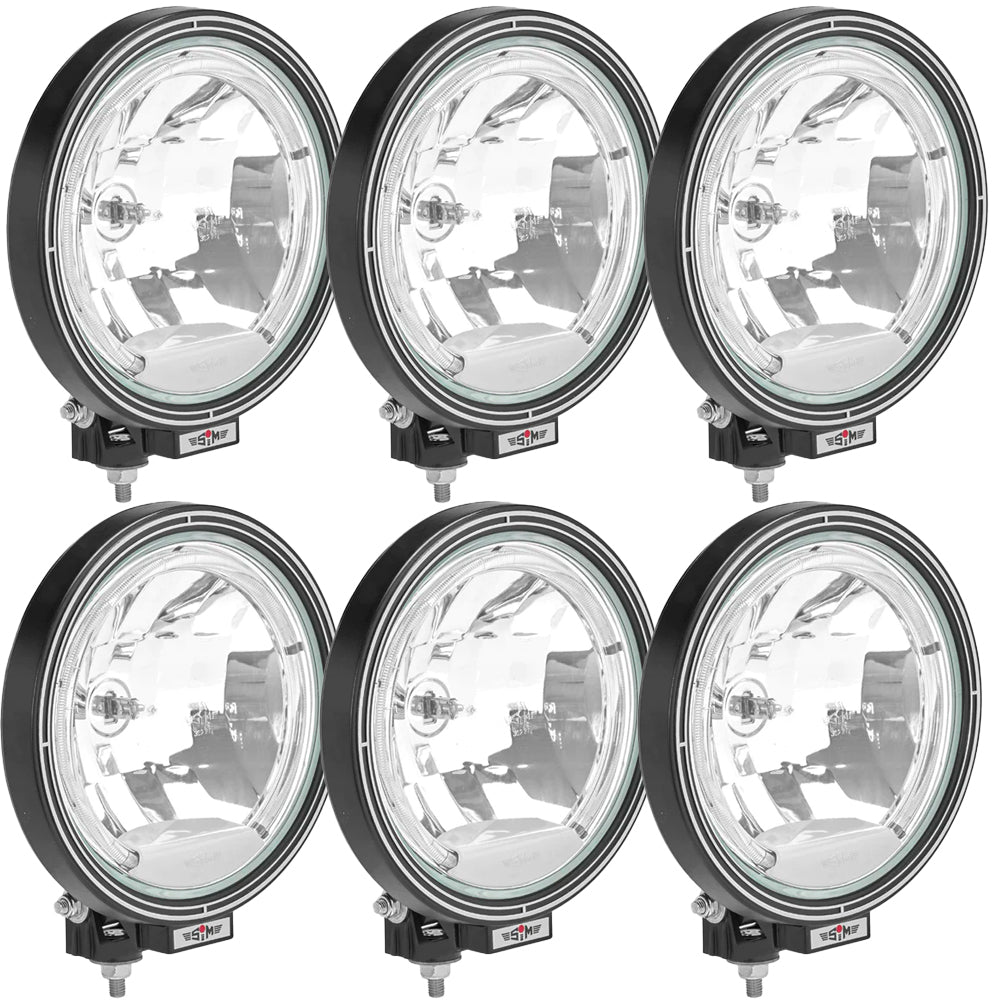 SIM 3227 Round Spot Lights with LED Halo Ring / 9 Inch - spo-cs-disabled - spo-default - spo-disabled - spo-notify-me-d