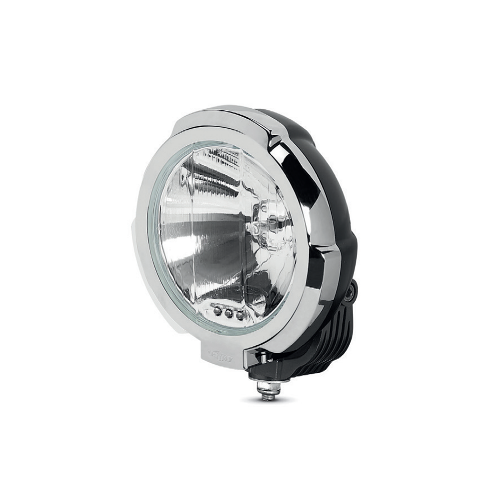 Sim 7" Spot Lamp met LED Positielicht chroom zilver jeep rally auto bull bar