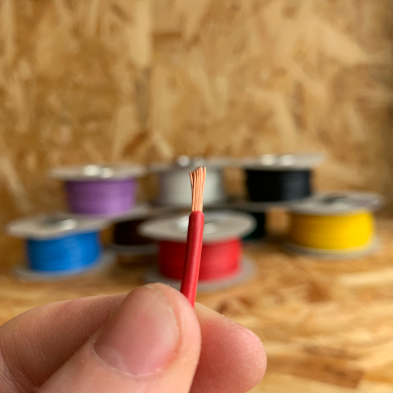 Buy Single Core Auto Cable 2mm² - Thin Wall  / 50m Reel - Auto Cable GM>TE for sale