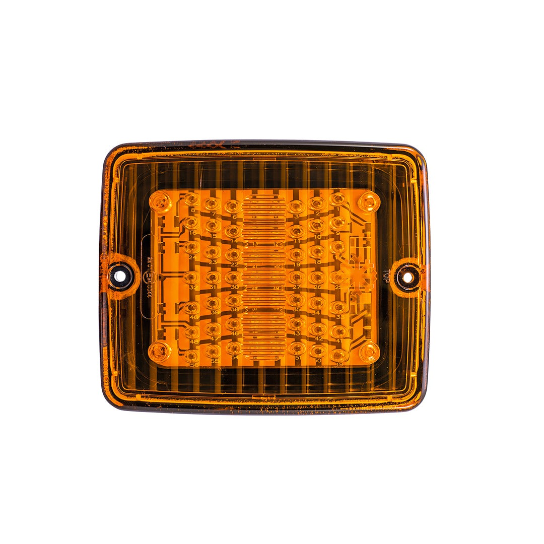 Strands IZE LED Rectangular Amber Indicator Light with Amber Lens - spo-cs-disabled - spo-default - spo-enabled - spo-n
