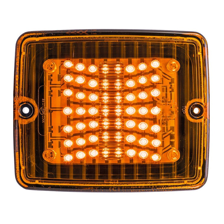Strands IZE LED Rectangular Amber Indicator Light with Amber Lens - spo-cs-disabled - spo-default - spo-enabled - spo-n