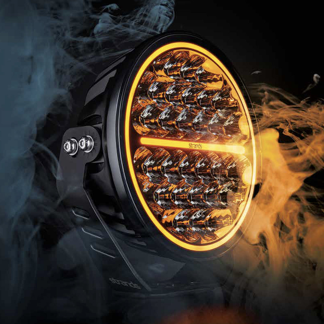 Strands 6 LED strobe - orange