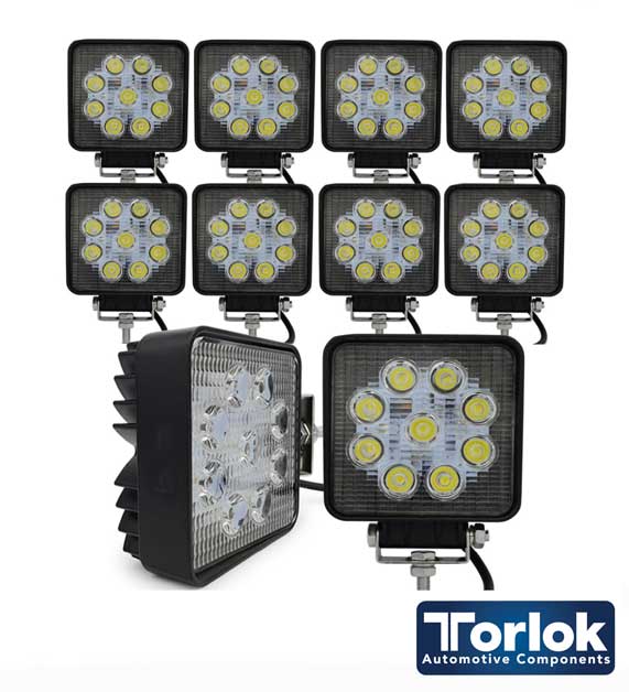 LED Work Light / Square /  27w / PACK OF 10  **TOP SELLER** - spo-cs-disabled - spo-default - spo-disabled - spo-notify