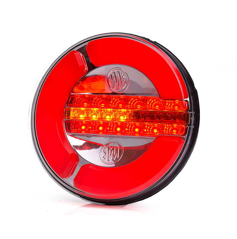 Buy WAS W153DD Round Rear Light with Dynamic Indicator