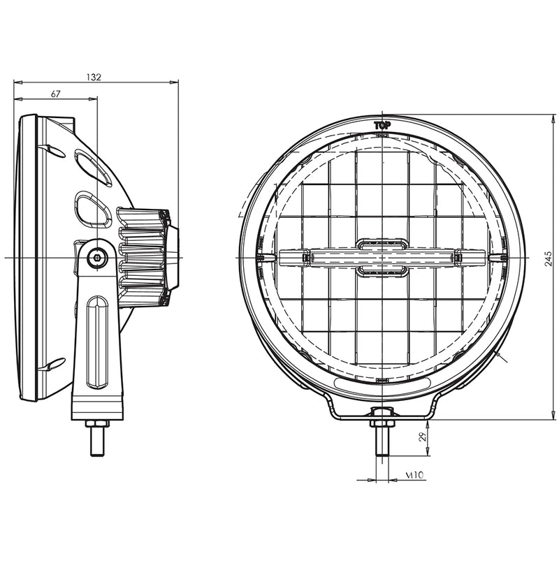 Buy WAS W116 Full LED Spot Light / 9 Inch -  for sale