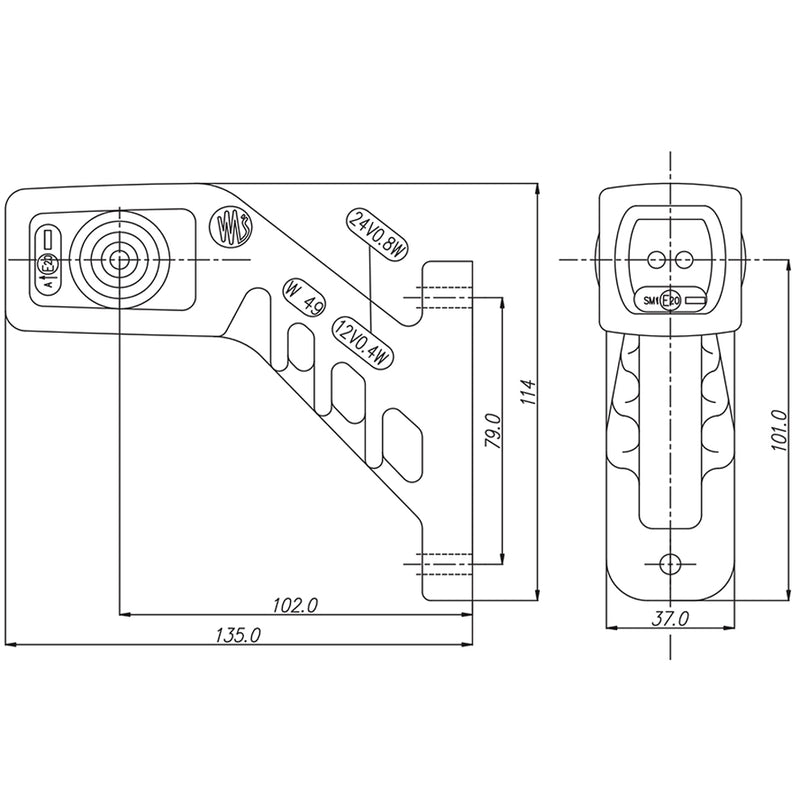 Buy WAS W49 LED Outline Marker Light Front, Rear & Side Marker Light - Outline Marker Lights for sale