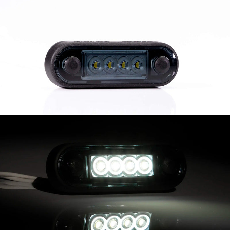Buy LED Marker Lights with Smoked Black Lens in Red, White & Amber -  for sale