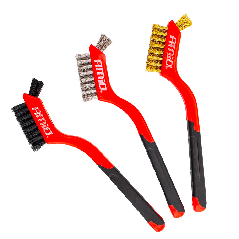 Ensemble de brosses métalliques assorties / Laiton, acier et nylon - spo-cs-disabled - spo-default - spo-disabled - spo-notify-me-disabled