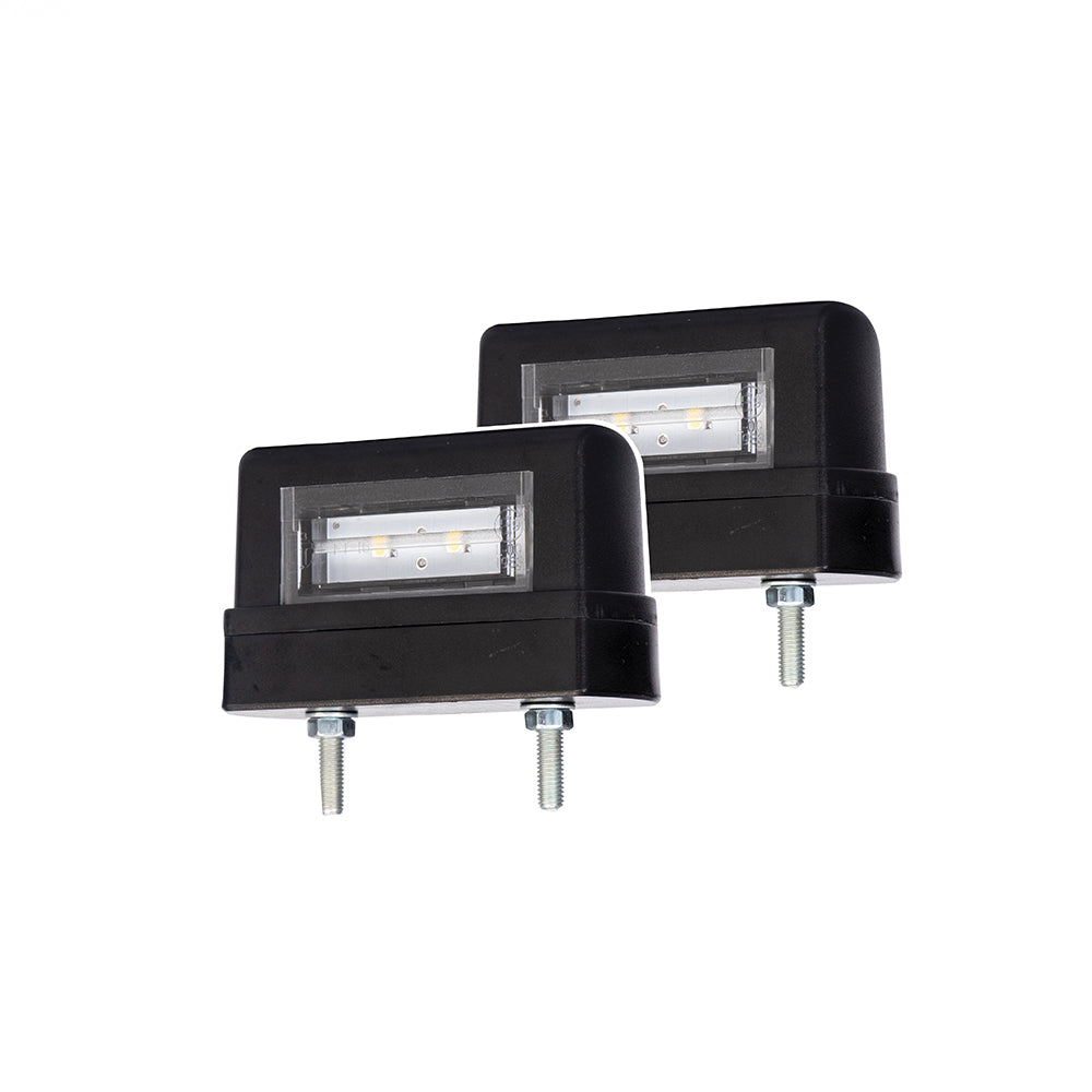 Slimline LED-nummerskyltslampa / paket med 2 - Nummerskyltsljus - spo-cs-disabled - spo-default - spo-disabled - spo-n