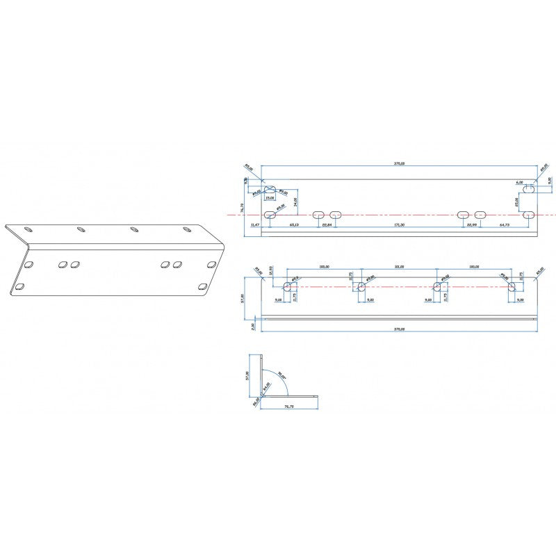 Buy Bar for Work Lamp with Number Plate Holder -  for sale