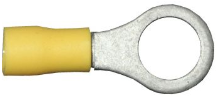 Yellow Ring Terminals 10.5mm / Pack of 100 - Electrical Connectors - spo-cs-disabled - spo-default - spo-enabled - spo