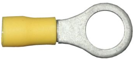 Gule ringterminaler 10.5 mm / pakke med 100 - Elektriske stik - spo-cs-deaktiveret - spo-standard - spo-aktiveret - spo