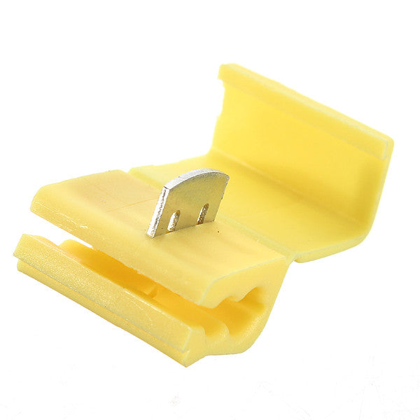 Buy Yellow Scotch Lock Wire Connectors Quick Splice Terminals - Pack of 100 - Electrical Connectors for sale